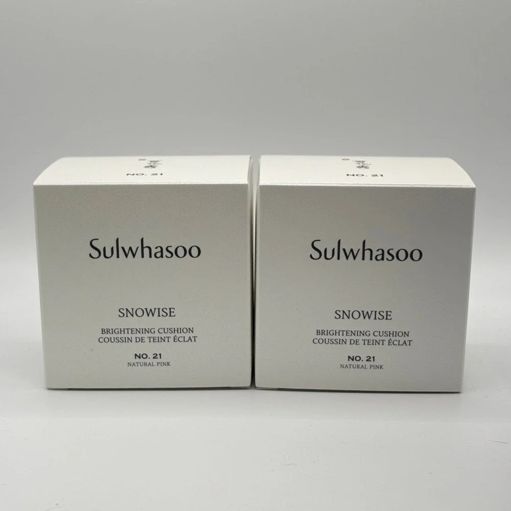 Sulwhasoo Snowise Brightening Cushion Duo No. 21 Natural Pink SPF 50+